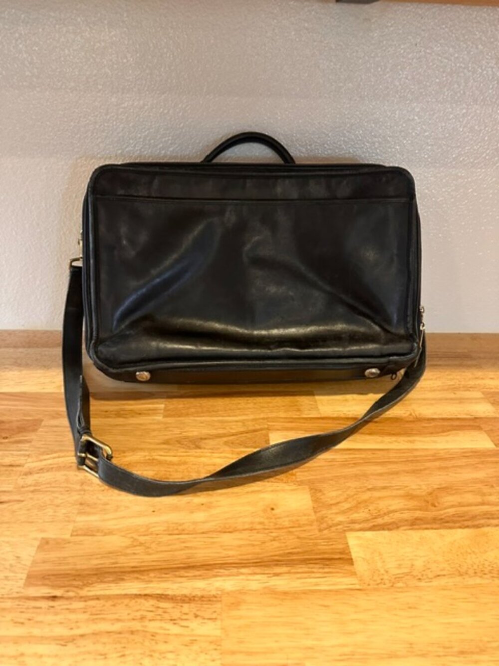 Coach | Vintage Leather Laptop Attache Briefcase Satchel Bag Black - Picture 3 of 16